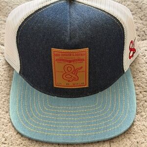Crooks & Castles Blue and White Hat